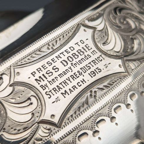 1913年頃 英国アンティーク シルバープレート製 ティーセット James Ballatyne & Sons