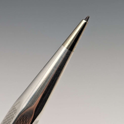 1960 British Yard O' Red Sterling Silver Hexagonal Pencil with Case