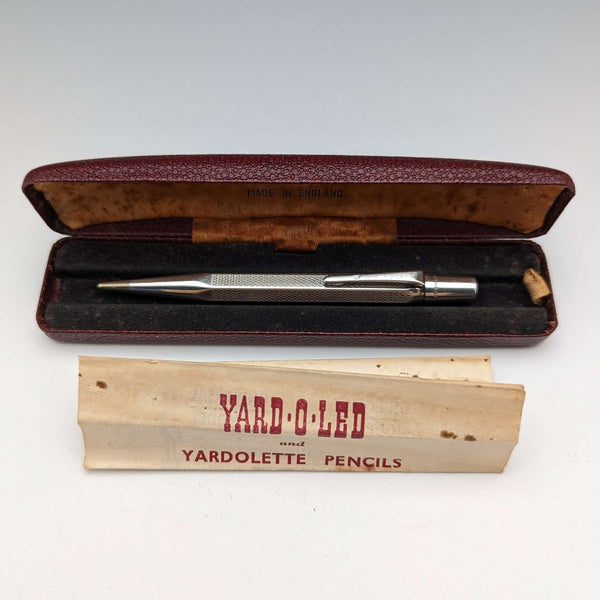 1954 UK YARD-O-LETTE Sterling Silver Propelled Mini Pencil YARD-O-LETTE
