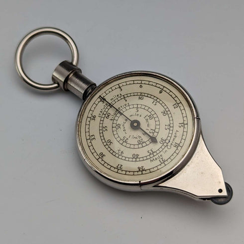 Vintage German map measure and compass in box