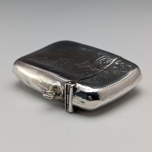 Estuche para cerillas (vesta case) de plata de ley, antigüedad británica de 1911, 27 g, William Adams