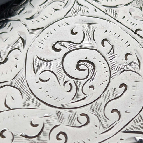 1898 British Antique Sterling Silver Vesta Case 25g Match Case Henry Williamson