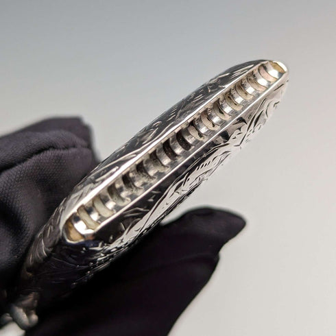1898 British Antique Sterling Silver Vesta Case 25g Match Case Henry Williamson