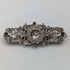 Broche de plata de ley con diseño floral, antigüedad británica de 1895, Adie & Lovekin