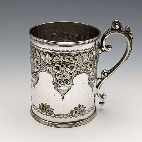 Jarra de plata chapada, antigüedad británica de alrededor de 1870, Cooper Brothers
