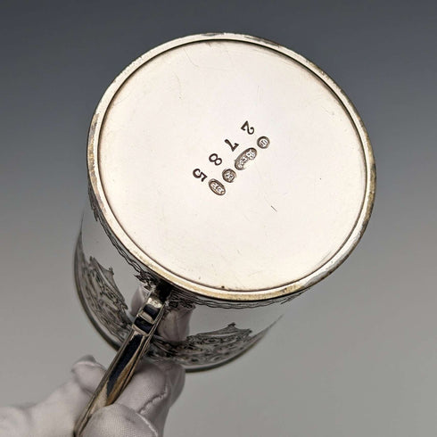 Jarra de plata chapada, antigüedad británica de alrededor de 1870, Cooper Brothers