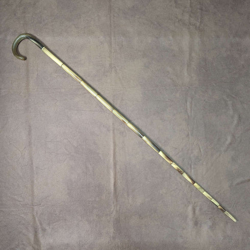 英国复古手杖 弯柄 角质杖身 90cm