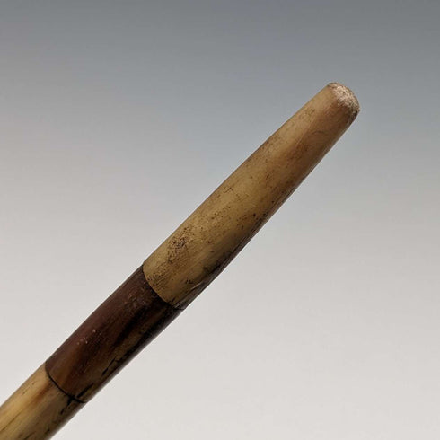 英国复古手杖 弯柄 角质杖身 90cm