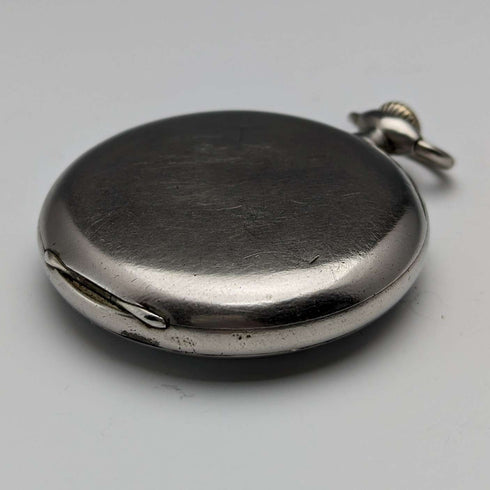Circa 1930 Vintage Omega pocket watch Alloy case Open face Good working condition
