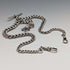 Circa 1920 British Antique Sterling Silver Double Albert Chain 59g Sterling Silver Lizard Fob