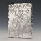 1881 British Antique Sterling Silver Card Case Japonisme Decoration 63g Deakin and Nephew