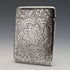 Tarjetero de plata de ley antiguo británico de 1898, 75 g, Saunders and Shepherd