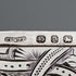 Tarjetero de plata de ley antiguo británico de 1898, 75 g, Saunders and Shepherd