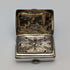 Vinaigrette de plata de ley antigua británica de 1832, con esponja, de John Bettridge