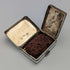 Vinaigrette de plata de ley antigua británica de 1832, con esponja, de John Bettridge