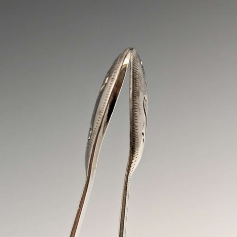 1800년경 영국 앤틱 순은제 슈거 통(설탕 집게) 25g 조지 스미스 4세