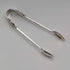 Pinzas para azúcar de plata de ley, antigüedad británica de 1893, 29 g, John Round and Son