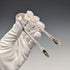 1885 British Antique Sterling Silver Sugar Tongs 28g Wakely and Wheeler