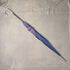 Paraguas antiguo para dama, Reino Unido, 1914, mango curvo de plata pura, 93 cm