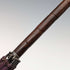 Paraguas antiguo para dama, Reino Unido, 1914, mango curvo de plata pura, 93 cm