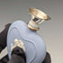 Frasco de perfume vintage británico en forma de corazón de Wedgwood Jasperware