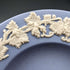 Juego de 4 platos de Jasperware de Wedgwood, vintage británico, azul pálido