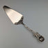 Antique 800 Silver Pastry Server with Rose Sculpture