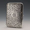 Estuche para tarjetas de plata de ley, estilo libro, 1897, Reino Unido, 122g, Deakin and Francis