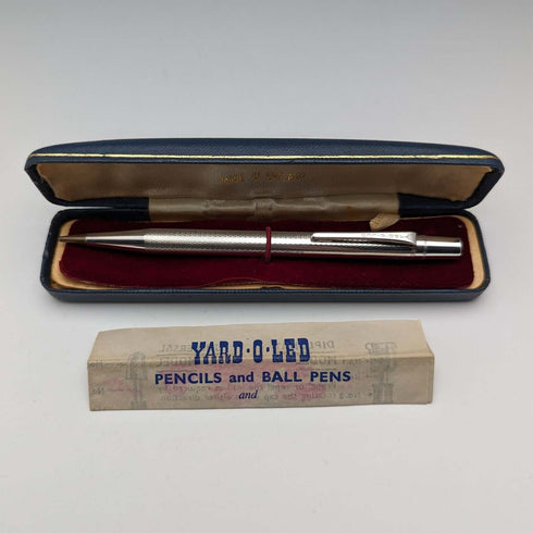 1972年 英国 ヤード・オ・レッド 純銀製 推進式ペンシル ケース入り