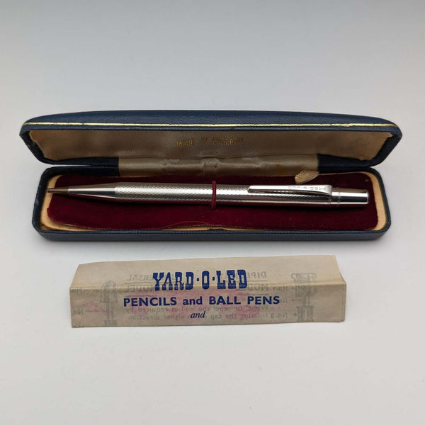 1972年 英国 ヤード・オ・レッド 純銀製 推進式ペンシル ケース入り