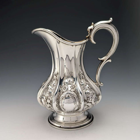 1873 年英國古董鍍銀茶/咖啡套裝埃爾金頓