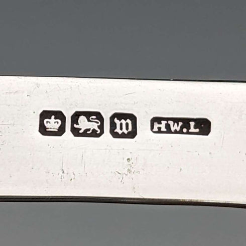 1914년 영국 앤틱 자개 핸들 순은 블레이드 펜나이프 Henry Williamson