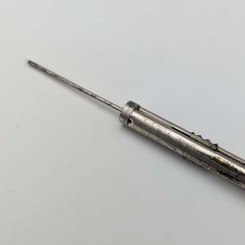 Early 20th Century Antique Flower Engraving 835 Silver Propelled Mechanical Pencil