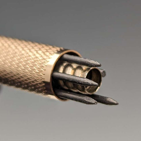 British Vintage YARD-O-RED Rolled Gold Propelled Mini Pencil YARD-O-LETTE with Jump Ring
