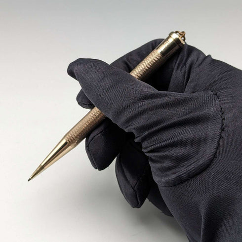 British Vintage YARD-O-RED Rolled Gold Propelled Mini Pencil YARD-O-LETTE with Jump Ring