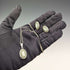 British Vintage Wedgwood Sterling Silver & Green Jasper Pendant and Earrings Set