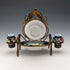 Circa 1900 British Antique Brass, Ceramic Pocket Watch Holder Accessory Tray