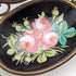 Circa 1900 British Antique Brass, Ceramic Pocket Watch Holder Accessory Tray