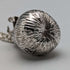 1976 British vintage sterling silver pear-shaped pendant & sterling silver necklace
