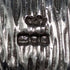 1976 British vintage sterling silver pear-shaped pendant & sterling silver necklace