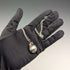 1976 British vintage sterling silver pear-shaped pendant & sterling silver necklace