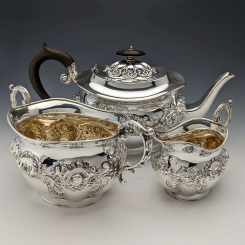 约1905年 英国古董镀银茶具 Fenton Brothers