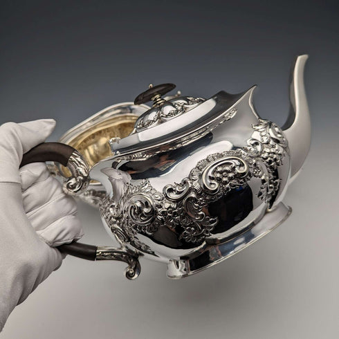 约1905年 英国古董镀银茶具 Fenton Brothers