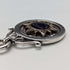1910 British antique sterling silver Albert chain, extra thick 65g medal fob