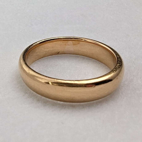 1929 British Vintage Jewelry 22K Gold Ring 4.8g Samuel Hope