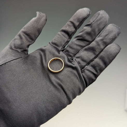 1929 British Vintage Jewelry 22K Gold Ring 4.8g Samuel Hope
