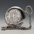 Circa 1908 Antique Longines Pocket Watch, Engraved Silver Side Hunter Case, Good Working Condition, Chain Included