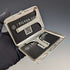 1895 British antique double door sterling silver card case 101g Joseph Gloster