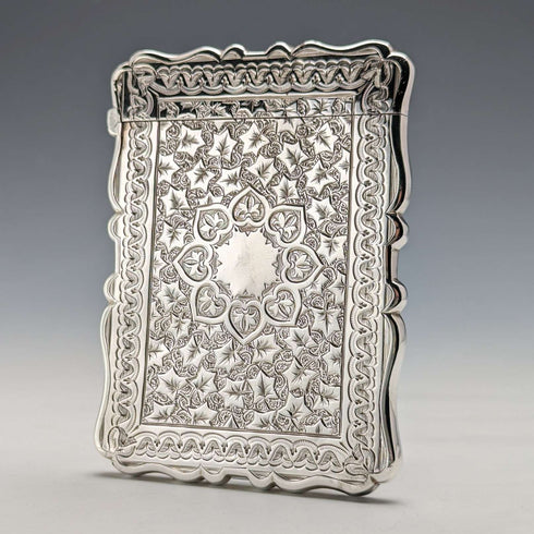 1900년 영국 앤티크 순은제 카드 케이스 60g FREDERICK MARSON