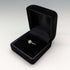 Anillo vintage británico de oro de 9 quilates y diamante de 1980 (talla 12) RandD